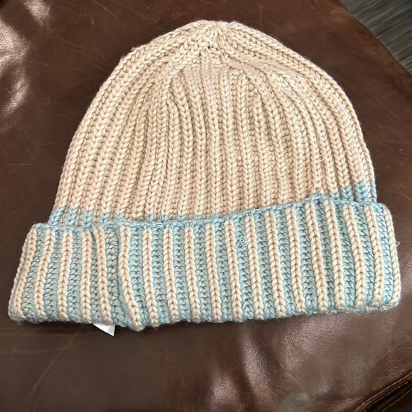 NWOT Anthropologie Caroline Kaufman Ribbed Icicle Beanie - Picture 2 of 3